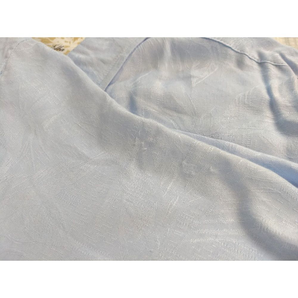 Tasso Elba Island Ombre Shirt Men XXL Rayon Button Up Blue Hawaiian 2XL NWT READ - Picture 13 of 16